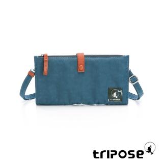 【tripose】MIN兩用皮夾包(湖畔藍)