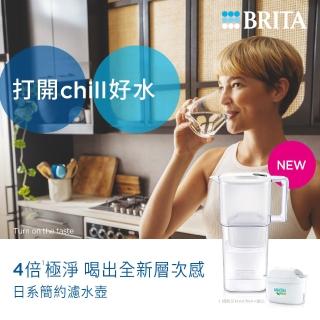 【BRITA】官方直營 日系簡約濾水壺+MXPRO全效型濾芯(共1壺1芯)