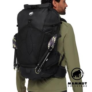【Mammut 長毛象官方直營】Ducan Spine 50-60 動態背負健行後揹包 50-60L 黑色 #2530-01480
