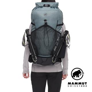 【Mammut 長毛象官方直營】Ducan Spine 50-60 W 動態背負健行後揹包 50-60L 地層灰藍/黑 女款 #2530-01500