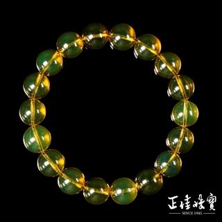 【正佳珠寶】琥珀藍珀 頂級金藍高淨水11.4-11.8mm 琥珀藍珀手珠
