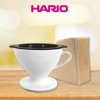 【HOOK 樂鉤生活】HARIO-W60磁石濾杯組1~4杯用+濾紙110張