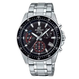 【CASIO 卡西歐】EDIFICE 經典賽車腕錶(EFV-540D-1A)