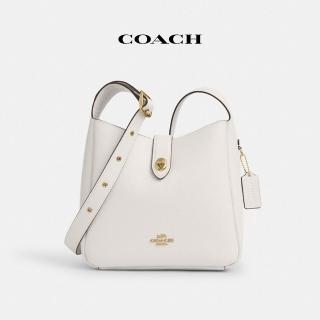 【COACH】蔻馳官方直營 HADLEY多功能斜背手袋-IM/粉筆白色(CW002)