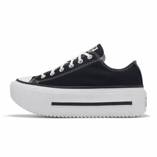 【CONVERSE】CTAS LIFT DOUBLE STACK OX 女鞋 休閒鞋 帆布鞋 厚底 黑(A15490C)