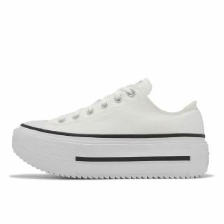 【CONVERSE】CTAS LIFT DOUBLE STACK OX 女鞋 休閒鞋 帆布鞋 厚底 白(A15491C)