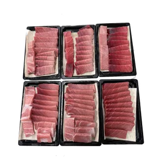 【華得水產】東港黑鮪魚上腹2盒組(250g/切片/盒)
