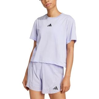【adidas 愛迪達】酷涼 乾爽 運動 休閒 圓領短袖T恤 W HIIT G T 女 - JD8226