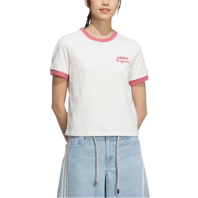 【adidas 愛迪達】女 SC GFX S TEE W1 短袖上衣 - JM7972