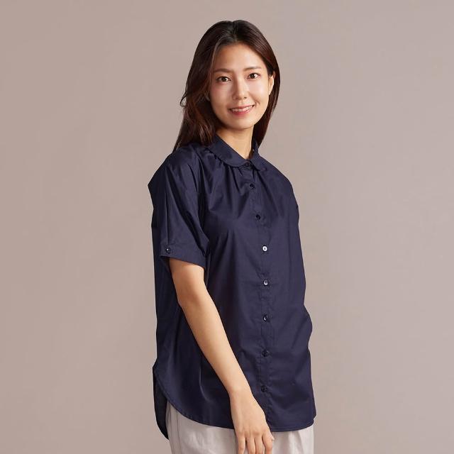【YVONNE 以旺傢飾】網路限定｜小圓領短袖襯衫