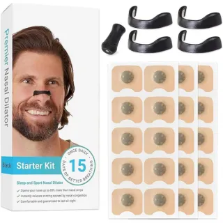 【A1】鼻呼吸擴張器(睡眠 鼻夾 鼻塞 打呼嚕 Nasal breathing dilators Starter Kit 失眠)