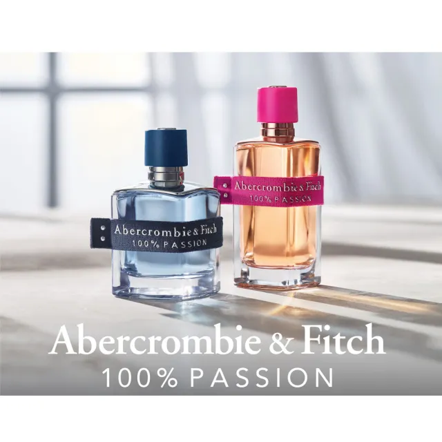 【Abercrombie & Fitch】百分百熱情男性淡香水100ml(專櫃公司貨)