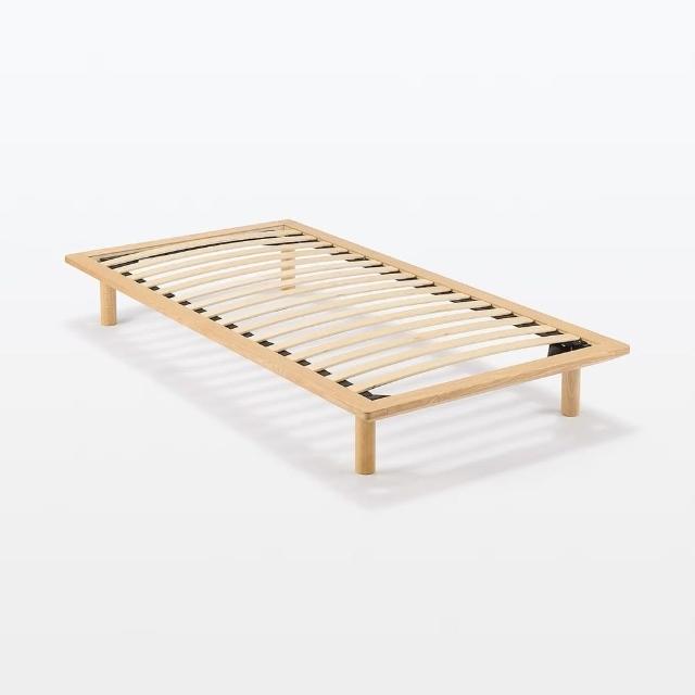 【MUJI 無印良品】橡木組合床台/S/單人 寬103*深202*高5.5cm 商品重量：約25kg(大型家具配送)