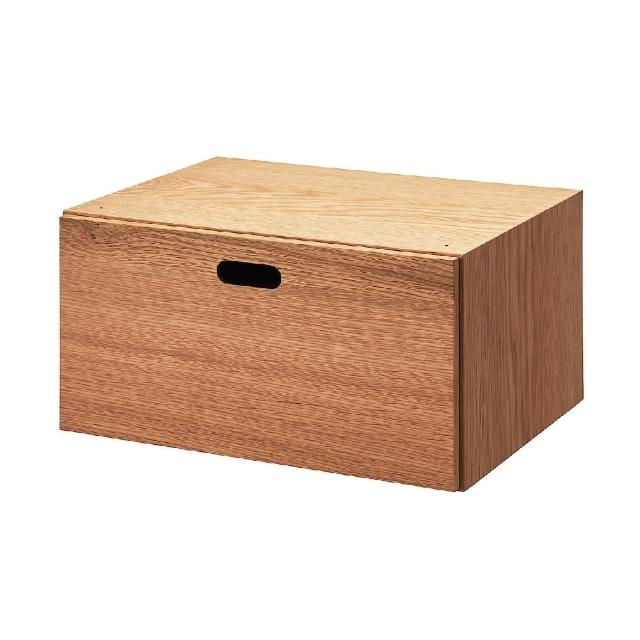 【MUJI 無印良品】橡木組合收納櫃/半型/抽屜/1段(大型家具配送)