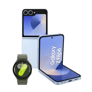 【Samsung 三星】Galaxy Z Flip6 5G 6.7吋(12G/512G/高通驍龍8 Gen3/5000萬鏡頭畫素/AI手機)(Watch7 44mm組