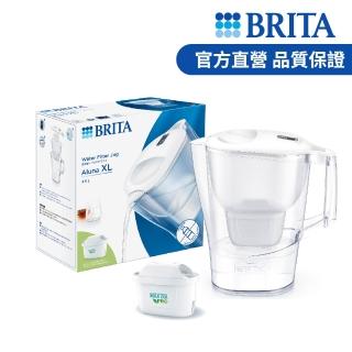 【BRITA】官方直營 Aluna XL愛奴娜濾水壺+MXPRO去水垢6入濾芯(共1壺7芯)