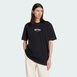 【adidas 愛迪達】短袖上衣 男 三葉草 WAB TEE 黑 JP4477