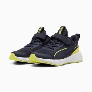 【PUMA】休閒鞋 童鞋 中童 兒童 運動鞋 魔鬼氈 FLYER 3 AC+ PS 藍黃 40152702