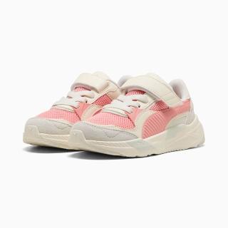 【PUMA】休閒鞋 童鞋 中童 兒童 運動鞋 魔鬼氈 TRINITY 2 AC+ PS 灰粉米 40149104