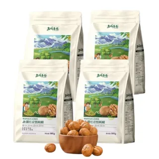 【正宗 西域果園】新疆紙皮烤核桃500g x4包(健康新配方 通過食品安全檢驗 無違法添加物 最新生產日期)