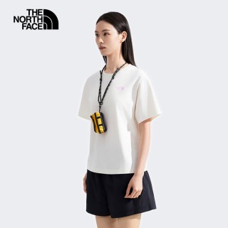 【The North Face 官方旗艦】北面男女款黃色迷你隨身小包｜8DJN56P(斜揹包)
