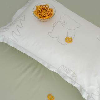 【翔仔居家】100%萊賽爾 60支天絲 枕套2入組-樂野(50x75cm)