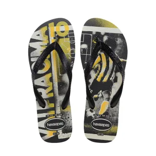 【havaianas 哈瓦仕】拖鞋 男鞋 女鞋 夾腳拖 潮流運動 足球 Top Athletic 黑黃 4141348-7892U(哈瓦士)