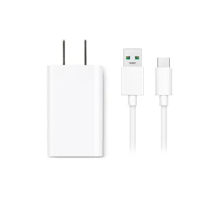 【聆翔】OPPO閃充組 TypeC 1米線+充電頭(OPPO充電 副廠 通過BSMI安全認證)