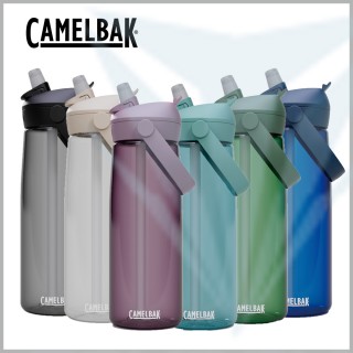 【CAMELBAK】750ml Flip Straw多水吸管水瓶RENEW(臺灣代理公司貨/吸嘴設計/防漏瓶蓋及防塵蓋)