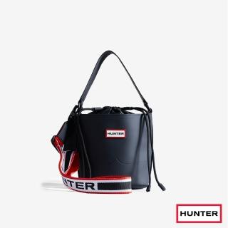 【HUNTER】橡膠感水桶包-雙背帶(黑色)