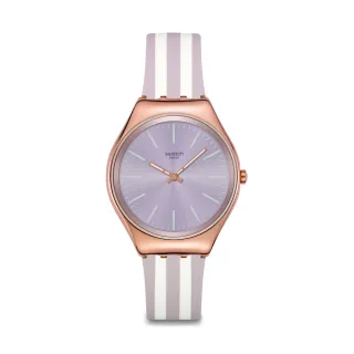 【SWATCH】Skin Irony 超薄金屬系列手錶 SIMPLY BEACHY 男錶 女錶 瑞士錶 錶(38mm)