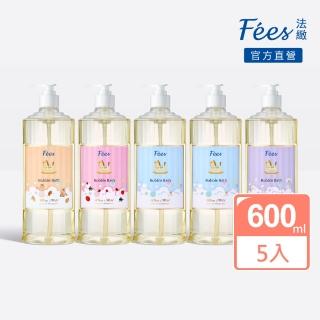 【Fees 法緻】嬰兒柔護泡泡露600ml 5入組(團購組)
