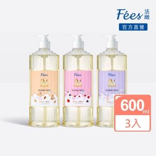 【Fees 法緻】嬰兒柔護泡泡露600ml 3入組