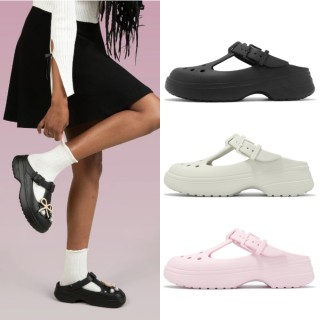 【Crocs】厚底洞洞鞋 Classic Mary Jane Clog 男女鞋 經典瑪麗珍克駱格 卡駱馳 單一價(2105816ZW)