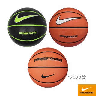 【NIKE 耐吉】籃球 EVERYDAY PLAYGROUND 8P 7號球 816琥珀/814琥珀/044黑綠(溝紋加深 耐磨橡膠)
