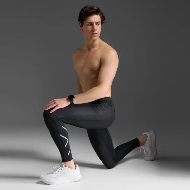 【2XU】M Aero Compression Tights 男士 全長暢跑壓縮褲 黑(2X24NSM731399)