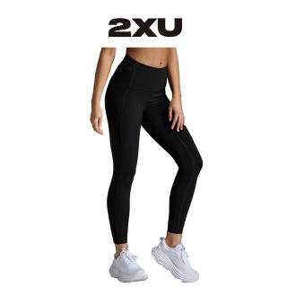 【2XU】W Form Stash Compression Tight With Pockets 女士 全長高腰修身多功能口袋深蹲防透壓縮褲 黑