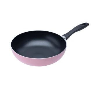 【CookPower 鍋寶】煎大師聚油不沾炒鍋28cm-四色選