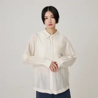 【gozo】涼感天絲細褶裝飾造型襯衫(兩色)