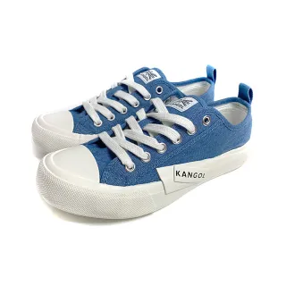 【KANGOL】KANGOL 帆布鞋 休閒鞋 女鞋 藍色 厚底 62221603 80 no219