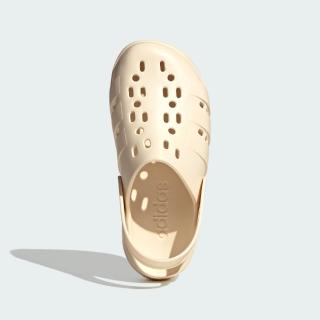 【adidas 愛迪達】拖鞋 女鞋 運動 ADILETTE CLOG PLATFORM 米黃 JP7159