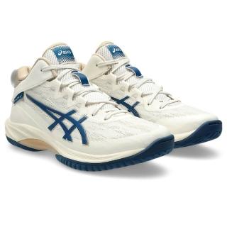 【asics 亞瑟士】籃球鞋 男鞋 女鞋 運動鞋 包覆 緩震 GELHOOP V17 S 米白藍 1063A101-103