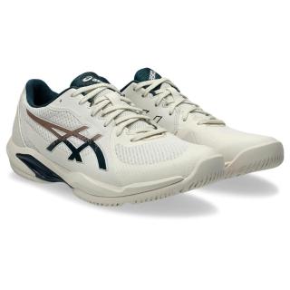【asics 亞瑟士】網球鞋 男鞋 運動鞋 SOLUTION SWIFT FF 2 米白綠 1041A466-200