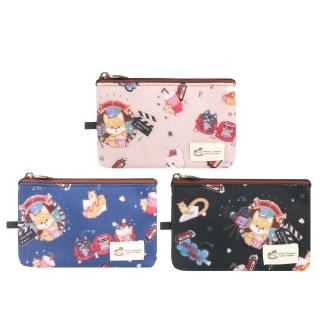 【uma hana】週末電影院直式頸掛悠遊證件套防水的名片小零錢包-2入組(悠遊卡套/零錢包/證件套/防水包)