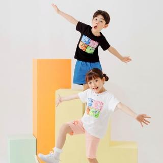 【OB 嚴選】POLI波力純棉機器人四格印花圓領上衣 《IP0021》