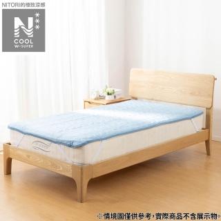 【NITORI 宜得利家居】極致涼感 純棉保潔墊 N COOL WSP BL 單人(極致涼感 純棉保潔墊 保潔墊 純棉)