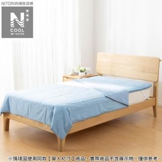 【NITORI 宜得利家居】極致涼感 純棉涼被 N COOL WSP BL 雙人(極致涼感 涼感 純棉涼被 涼被 純棉)
