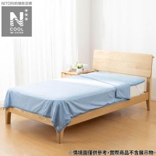【NITORI 宜得利家居】極致涼感 純棉薄涼被 N COOL WSP BL 單人 S2503(極致涼感 純棉薄涼被 純棉)