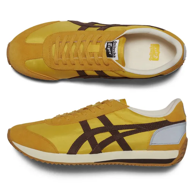 Onitsuka Tiger】Onitsuka Tiger鬼塚虎-黃底深棕虎爪紋