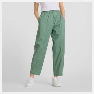 【NEW BALANCE】NB 長褲 女 寬鬆 休閒褲 美規 綠 WP51501DKJ